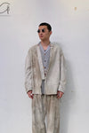 Aviva Jifei Xue staining short kimono jacket SS23-KJS-FS